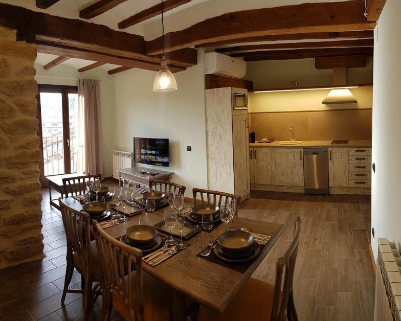 Casa Gabalda Apartamentos วาลเดร์โรเบรส ภายนอก รูปภาพ